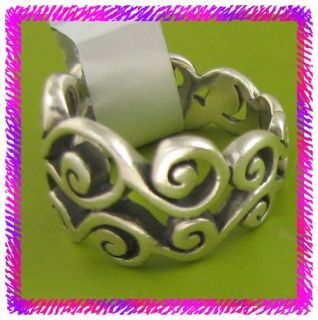 brighton 925 sterling silver diva ring size 6 nwtag