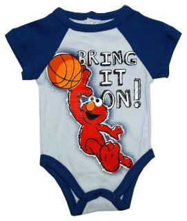 Sesame Street Elmo Bring It on Basketball Jim Henson Cartoon Baby 