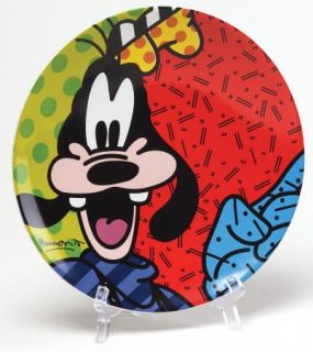 Disney Britto Goofy Plate with Stand Brand New Boxed 16315
