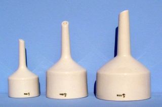 volume 305 cc 169 cc 65 cc buchner funnels are available in 50 70 90 