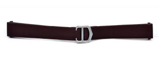    Roadster Maroon Satin Strap Cartier Stainless Steel Deployant Buckle