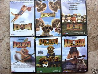 Huge Lot Air Bud Puppy Dog Airbud DVD Brand New