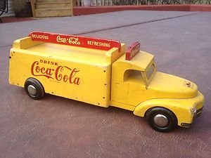 1948 Buddy L Coca Cola Wooden Toy Truck