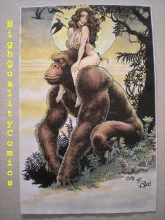 Original Art by Budd Root of the front cover of the published issue 