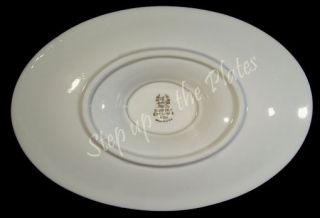 Lenox China Brookdale Gravy Sauce Boat Attached Liner