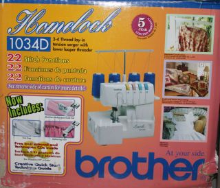 Brother 1034D Mechanical Sewing Machine 22 stitch functions