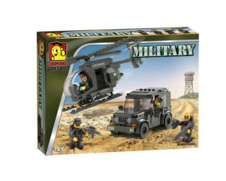  OM3307 Military Small Helicopter Building Block Toy Lego Style