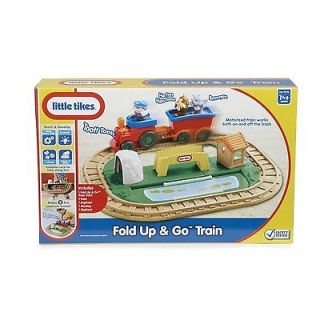 Little Tikes Fold Up & Go Train Set Includes Engineer, Monkey 