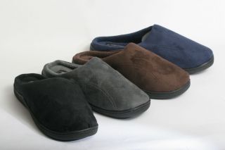   Soft Faux Suede House Clog Slippers, Black, Navy, Brown, Grey , Shoes