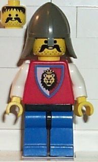 LEGO vtg Castle ROYAL KNIGHT Minifig Minifigure 6097 1843 6036 6090 