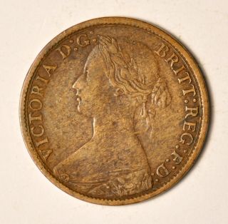 description lovely example of this gb victoria bun head farthing 1868 