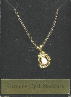  Opal Pendant Necklace by Ronte of Beverly Hills