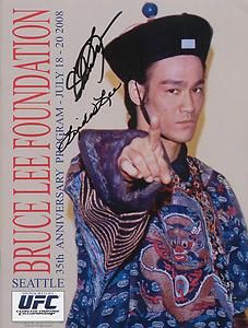 Bruce Lee Foundation 35th Anniversary Collector Seattle Program Signed 