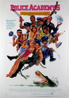   Academy 5 Assignment Miami Beach Movie Poster 1988 Bubba Smith