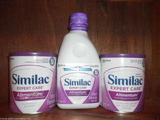 10/23 Similac Alimentum~2 cans and 1 ready to feed qt.~Fast Free 