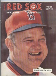 1978 Red Sox vs Yankees Play Off Program Bucky Dent HR