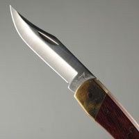 Unused Schrade USA Buck Henry LB7 Bear Paw Folding Blade Knife in Box 