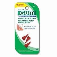 butler gum stimulator refills pak of 3