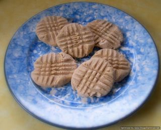   Folk Art Peanut Butter Fake Food Cookies Bowl Ornies Fillers