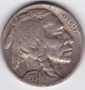 1937 Buffalo Nickel in Fine Condition