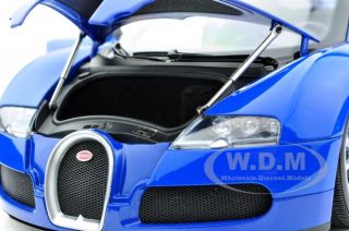   of 2009 bugatti veyron blue by minichamps has steerable wheels brand