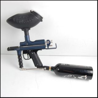  C02 tank. Autococker marker does NOT come with the barrel. Barrel is
