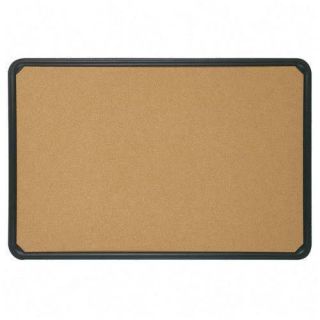 Boone bulletin boards with plastic frame 24 x18 natural cork