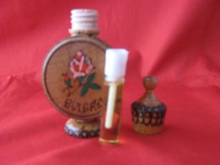 Wood Rose Dsign Rose Scent Full Bulgaria Perfume Bottle