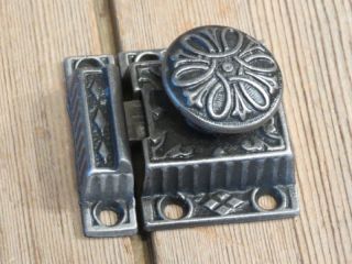 Cabinet Catch Jelly Cupboard Latch Cast Knob Old Antique 2 1 8 