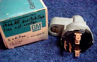 Ignition Switch GM AC Delco Cadillac Caddy 1966