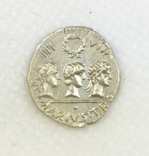 Roman Empire   Augustus, Caius, Lucius & Julia   Silver Denarius