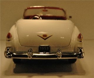 Franklin Mint 1953 Cadillac Eldorado Convertible   Alpine White