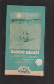 Blood Beach John Saxon Burt Young Otis 1980 RARE VHS
