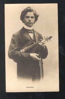 023940 Jan KUBELIK Czech COMPOSER Violinist VIOLIN old PHOTO