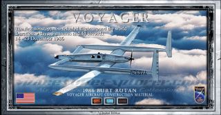 1986 Burt Rutan Voyager Aircraft Construction Material