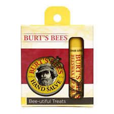 Burts Bees Bee Utiful Treats Lip Balm Beeswax Hand Salve Tin Set 