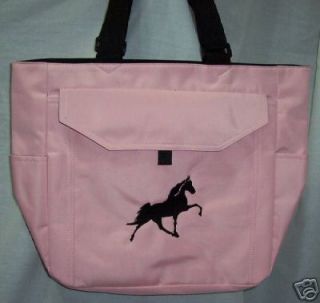 Tennessee Walker Walking Horse Pink Tote Bag TWH New M