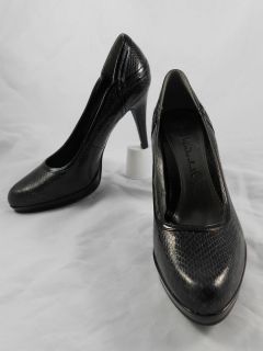 Womens Shoes Size 7 5 M Gloria Vanderbilt Dark Brown Faux Snakeskin 