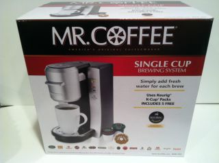 Mr. Coffee BVMC KG2 001 Single Cup Coffee Maker & 5 free K Cups