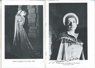 Maria Callas Autograph Bellini IL Pirata 2 LPS Signed Booklet Ferraro 