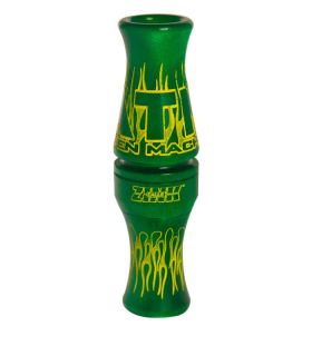 ZINK Calls ATM Green Machine Double Reed Duck Call Green Envy New 