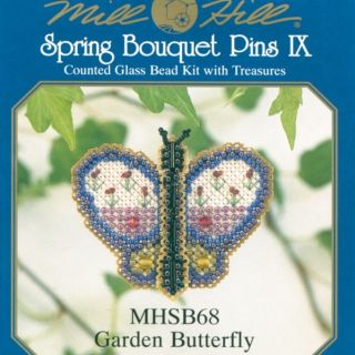 Garden Butterfly Bead Ornament Kit Mill Hill 2002 Spring Bouquet 