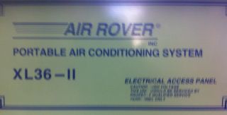Air Rover Portable Air Conditioner 3 Ton 36 000 BTU XL36 II Works 