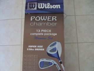 New Wilson Power Chamber Womens Left Right Hand Golf Set 13 Piece 