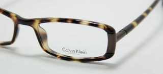 New Calvin Klein eyeglasses CK 7802 214 Havana Frame Authentic 49 17 