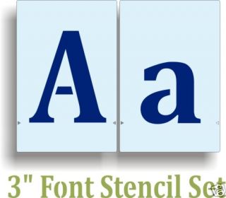 Cambria Font Stencil @@ Wall Letter Alphabet F343
