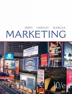 Marketing by William Rudelius Steven W Hartley and Roger A Kerin 2010