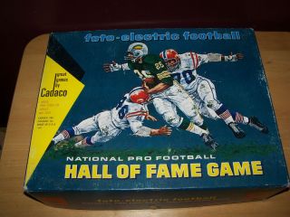 Cadaco 1965 Foto Electric Football Game Complete All Parts Light Works 