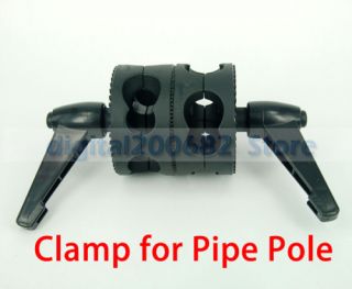 Multi Clamp for Pipe Pole Camera Camcorder Flash Tripod