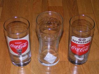 New Coke Diet Coke Drinking Glasses 3 Styles Available